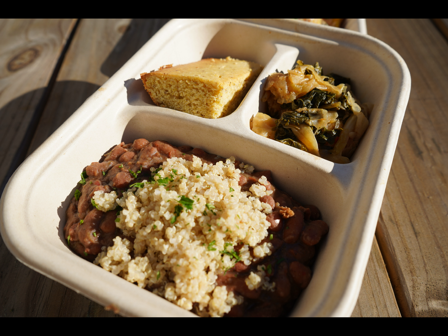 Smoky Cajun Red Bean Plate