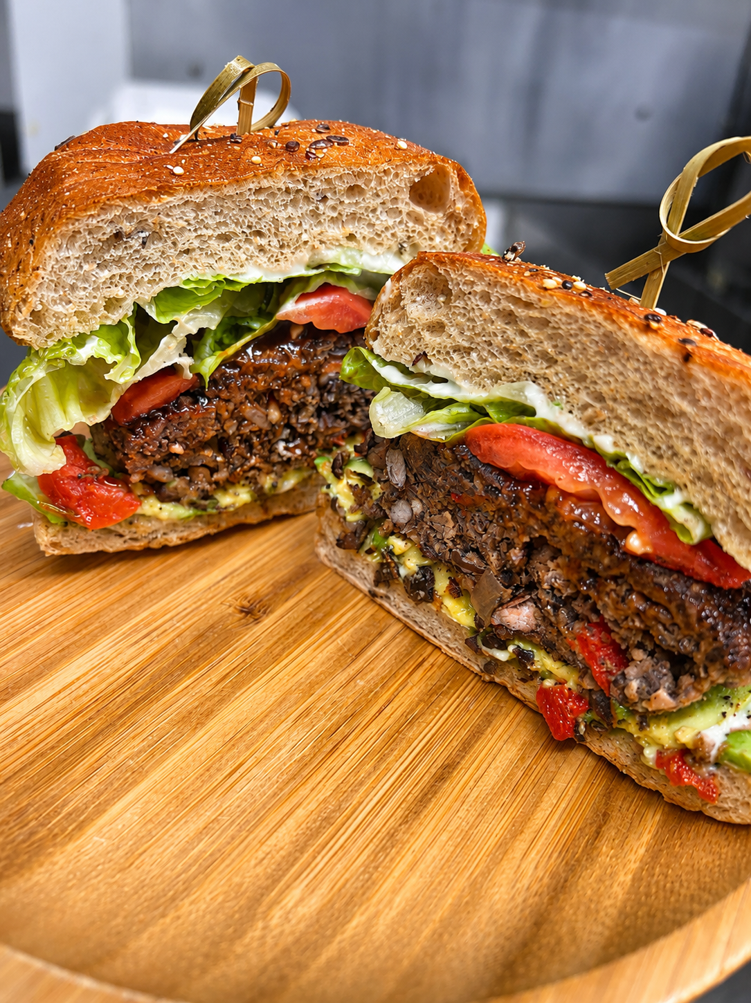 Smoky Black-bean Burger
