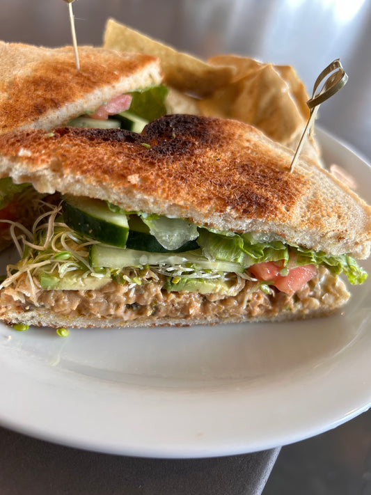 Chickpea toona sandwhich